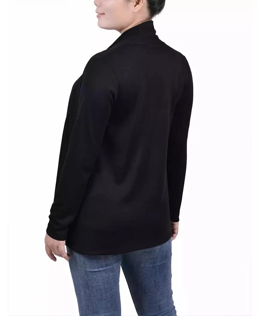 NY Collection Women's Sleeve Swing Cardigan Sweater 2