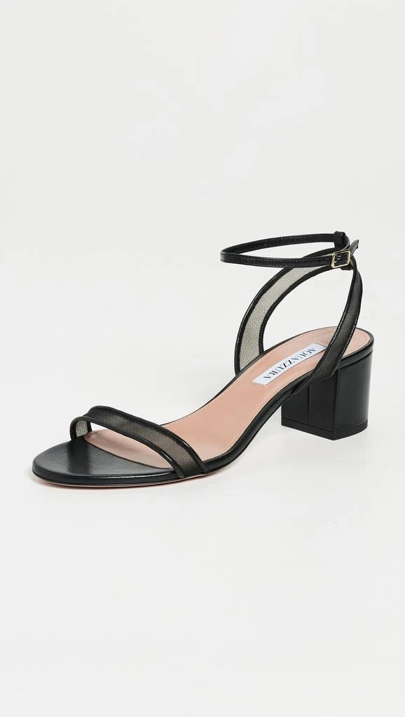 Aquazzura Minimalist Mesh Sandals 50mm