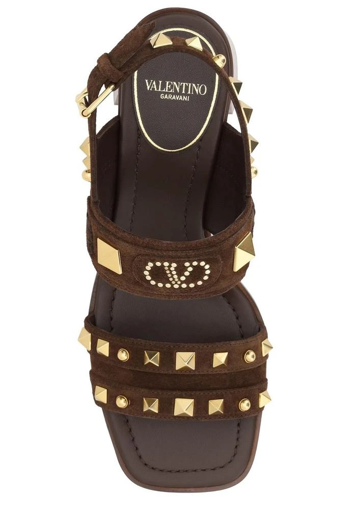 Valentino Valentino Garavani Rockstud Square Open Toe Sandals 4