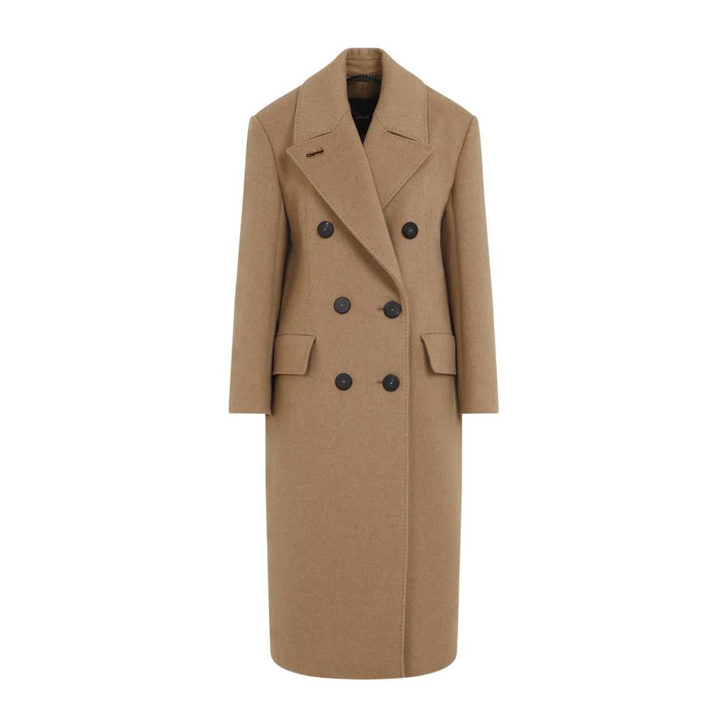 Max Mara Sportmax Ghia Double-Breasted Belted Trench Coat