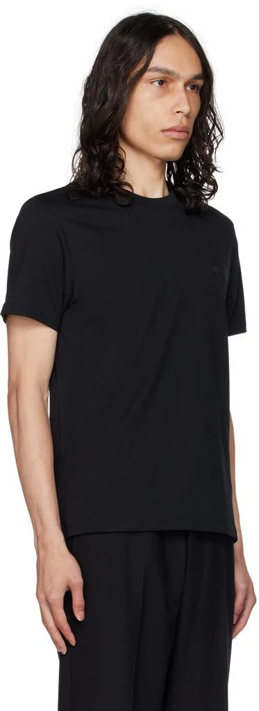 AMI Paris Black Ami de Cœur T-Shirt 2