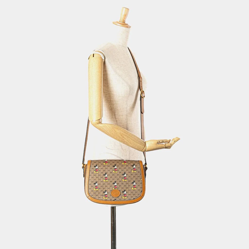 Gucci Gucci Disney Micro GG Supreme Canvas Mickey Mouse Flap Crossbody Bag 2