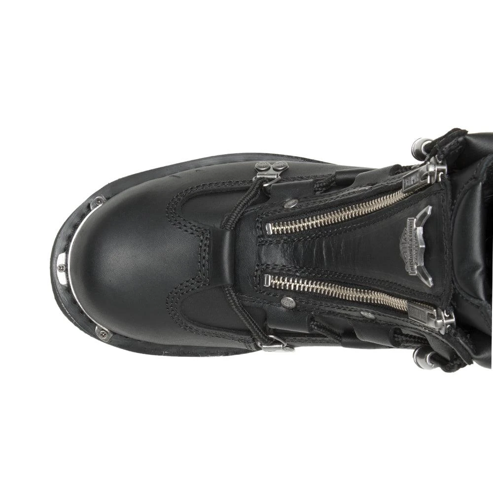 Harley Davidson Brake Light Round Toe Motorcycle Boots 4