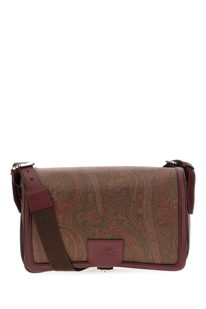 ETRO Etro Paisley Jacquard Logo Patch Shoulder Bag 1