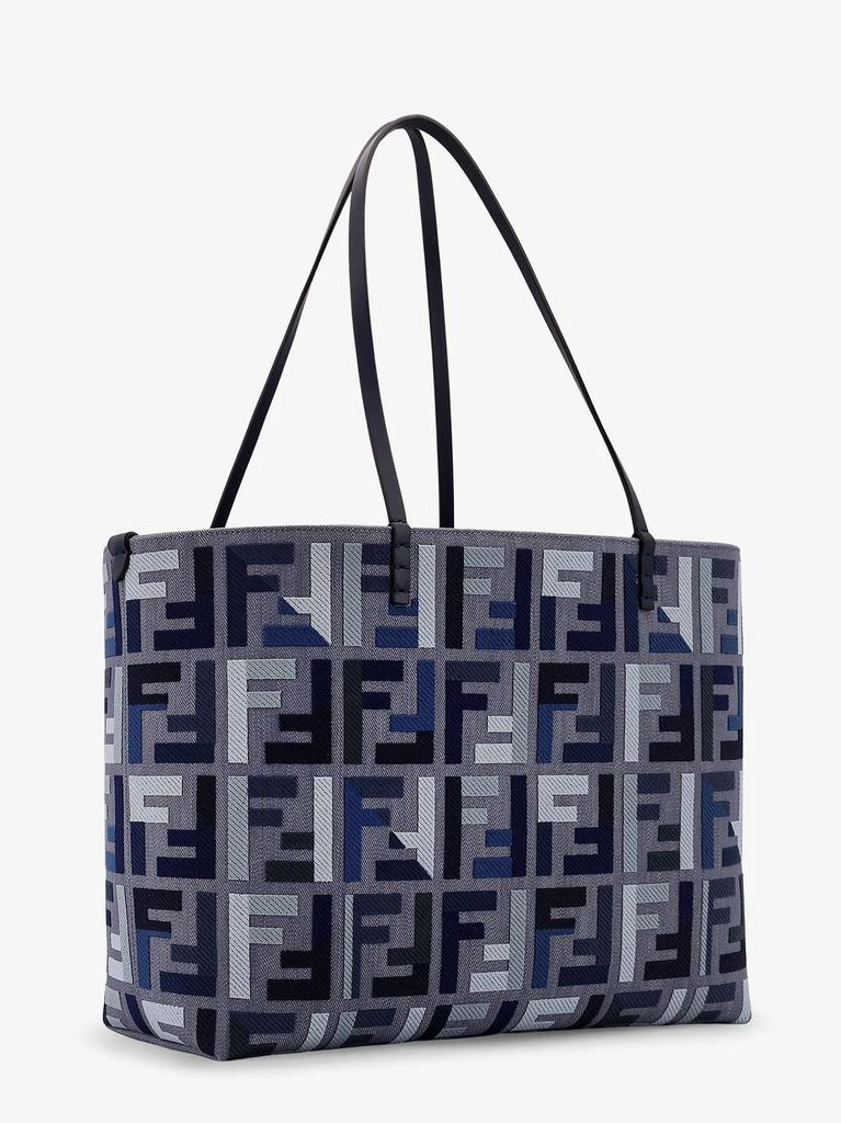 Fendi Roll Large jacquard FF fabric tote bag 4