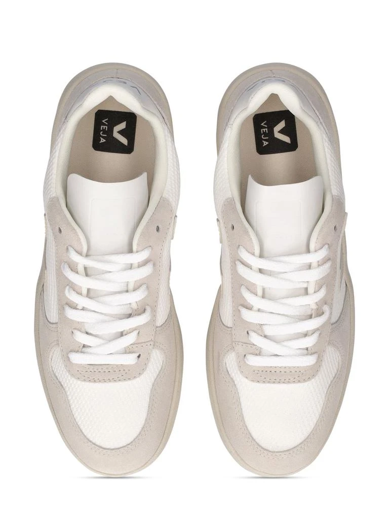 Veja V-10 Leather & Mesh Sneakers 5