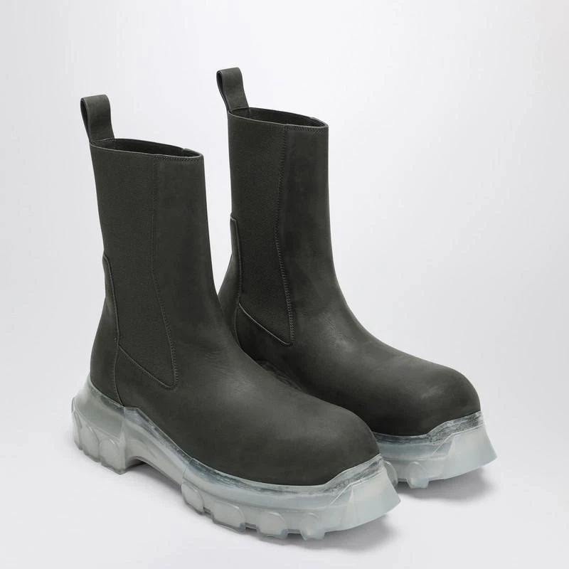 Rick Owens Bozo Tractor boot dark green 2