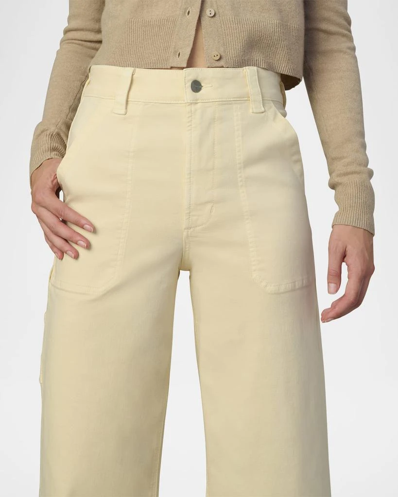 Joe's Jeans The Chloe Wide-Leg Cropped Utility Pants 5