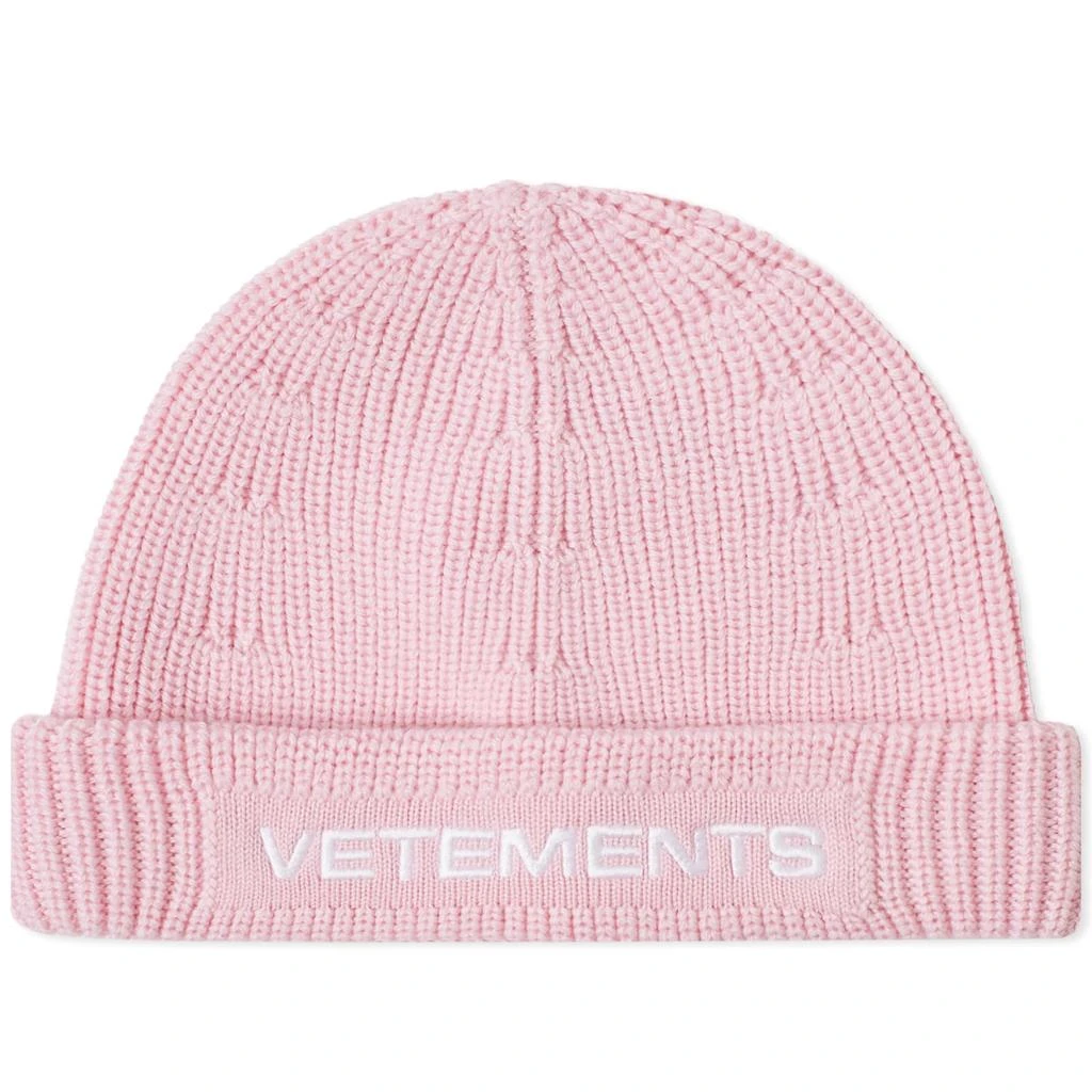Vetements VETEMENTS Logo Beanie Hat 1