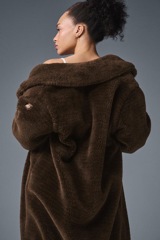 Alo Oversized Sherpa Trench - Espresso - Coats - Free Shipping