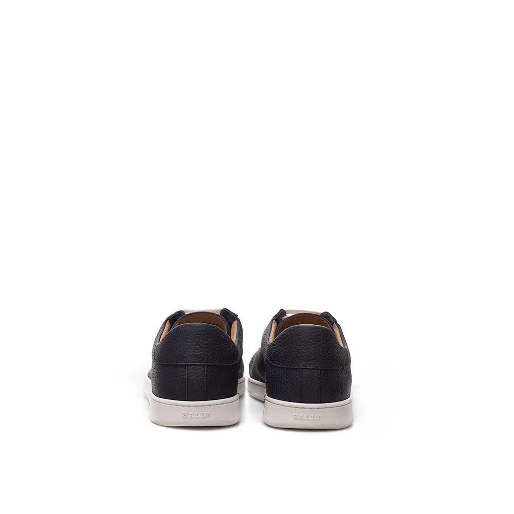 Bally Bally Elegant Blue Leather Sneakers For Men 5