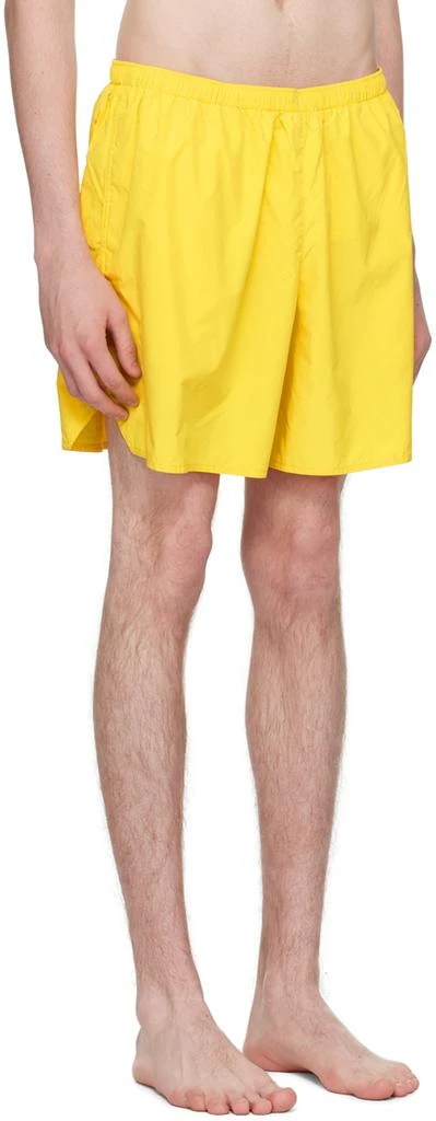 Acne Studios Yellow Reflective Tape Swim Shorts 2