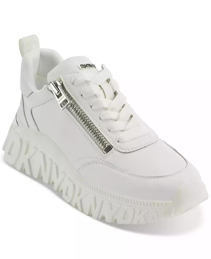 DKNY Women's Lakelyn Zip Platform Sneakers 1