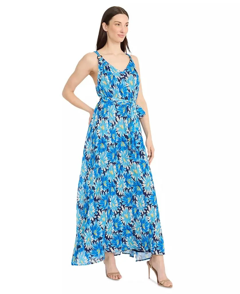 Maggy London Women's Printed Crinkle Chiffon Maxi Dress 2