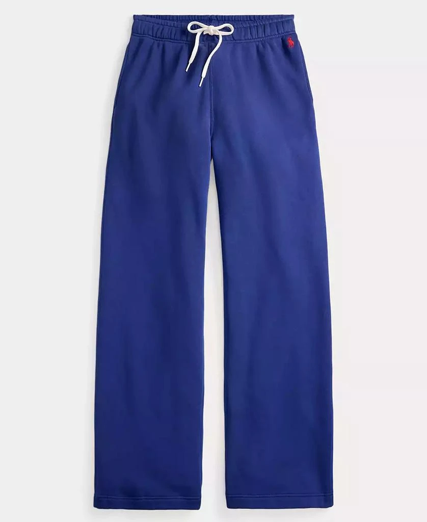 Ralph Lauren Women
s Drawstring Fleece Wide-Leg Sweatpant 5