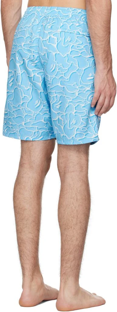 Bape Blue ABC Sea Surface Camo Shorts 3