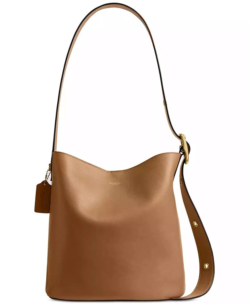 Coach Bleecker Medium Leather Bucket Bag 1