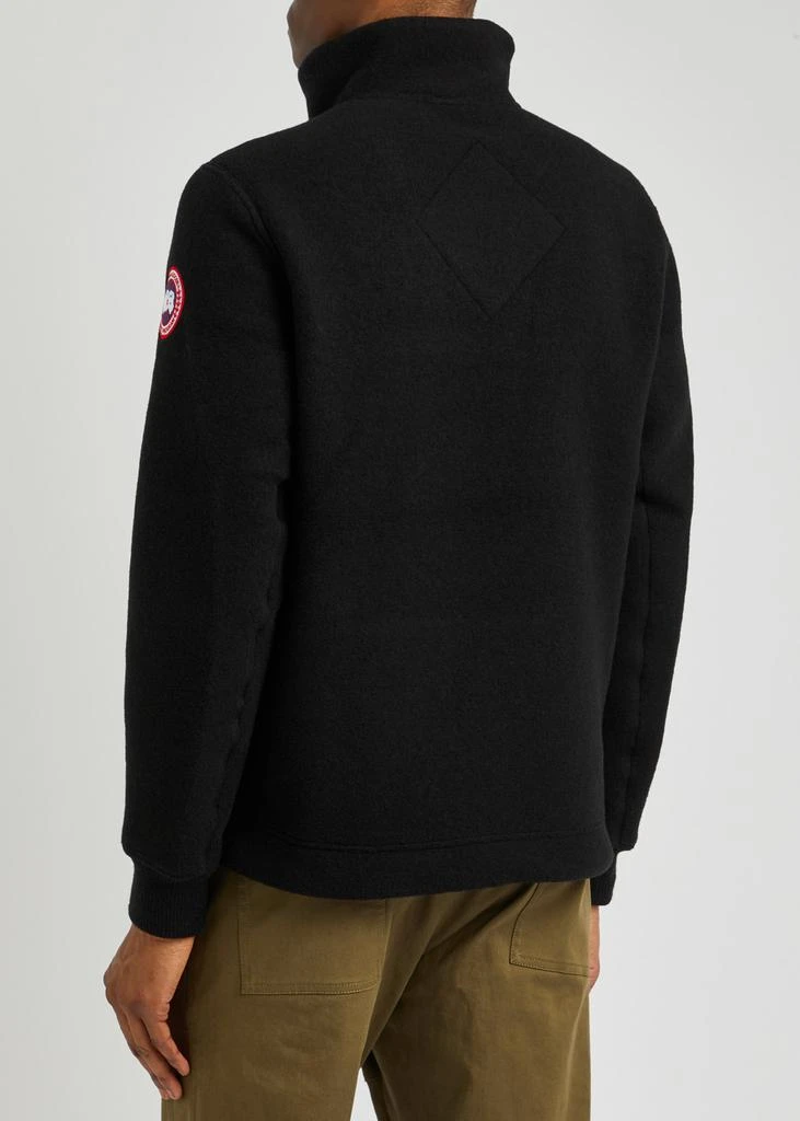 Canada Goose Lawson half-zip wool-blend fleece sweatshirt 3