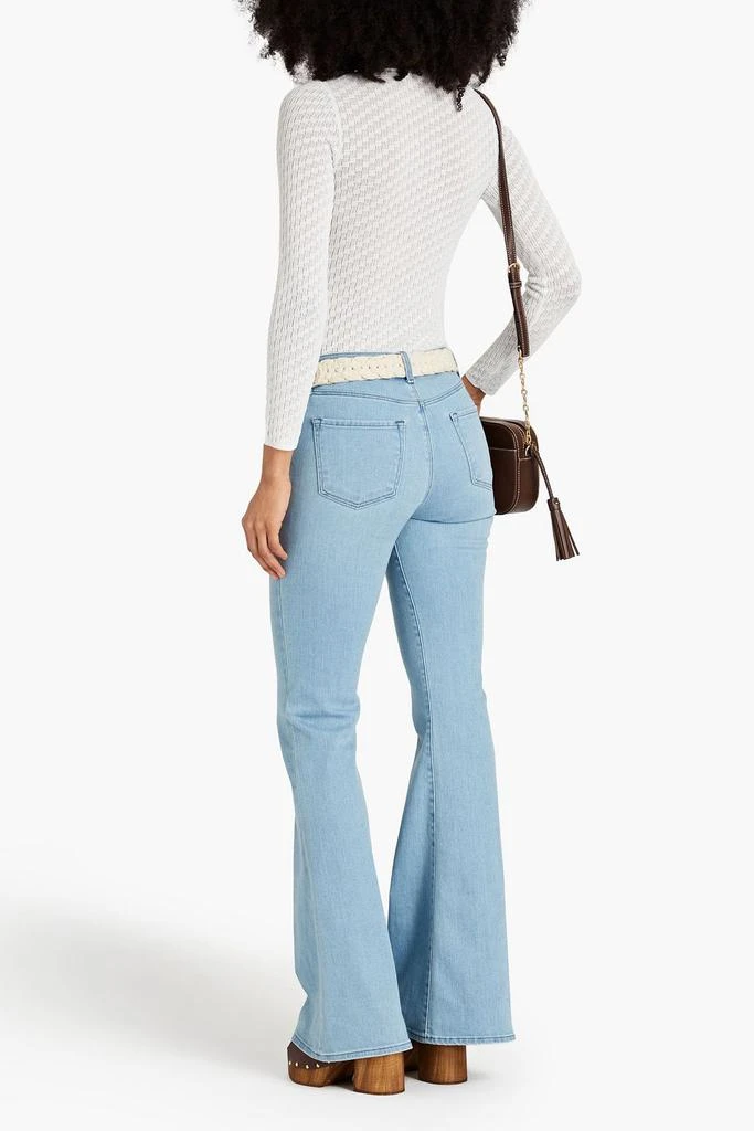 Sandro Ring-embellished cutout pointelle-knit top 3