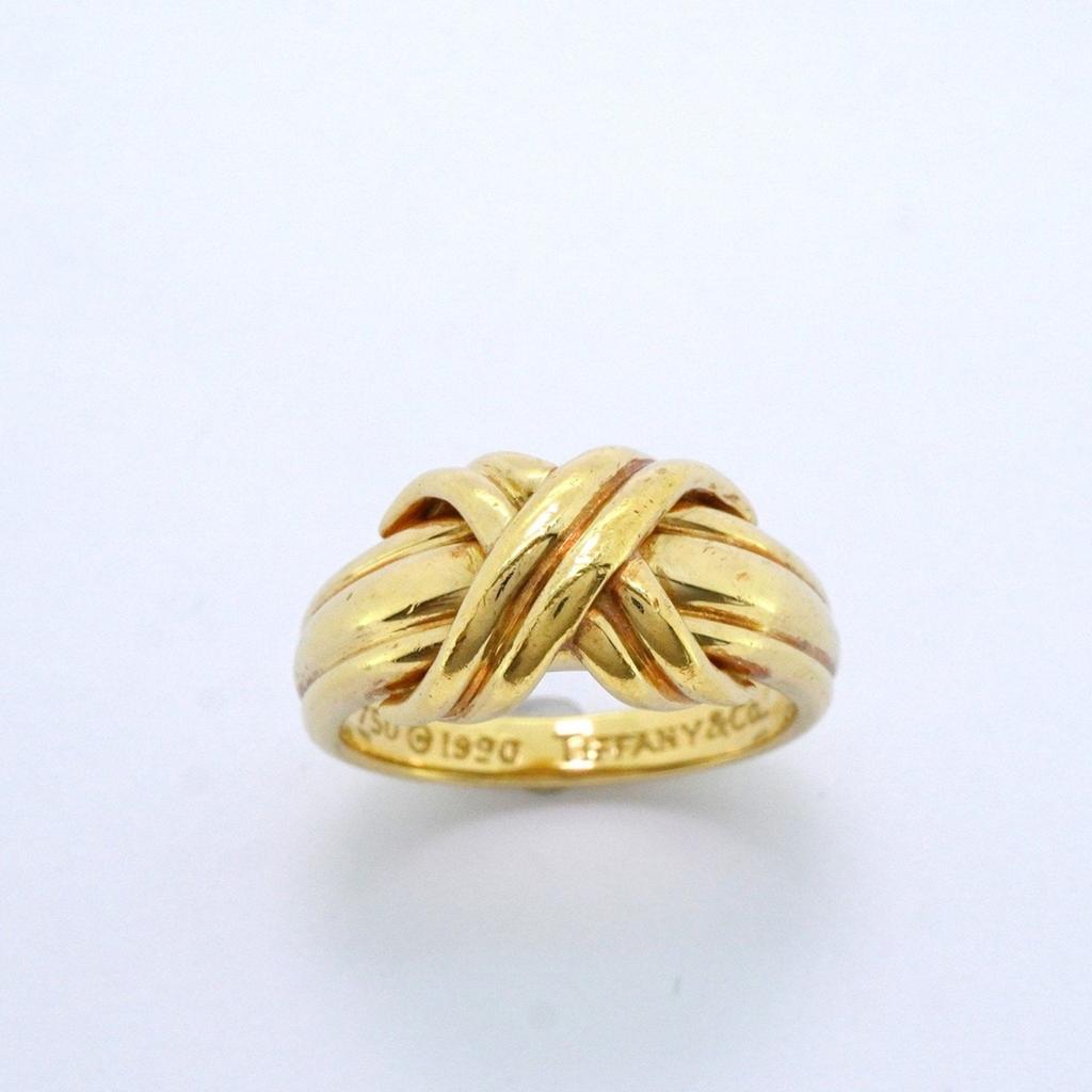 Tiffany & Co. yellow gold (18K) Band Ring (Pre-Owned)