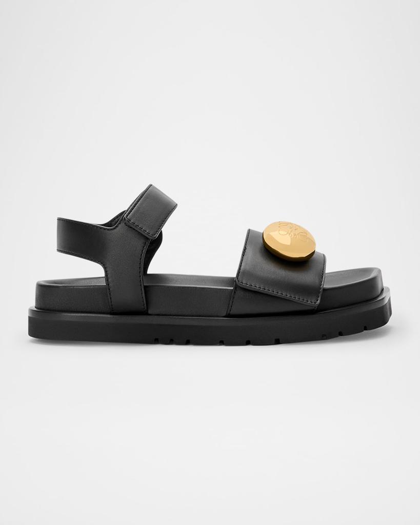 サンダル・ミュール LOEWE White leather Petal thong mules (L814S10X01 WHIMUL) Loewe Loewe White Leather Petal Thong Mules Women's IT 36