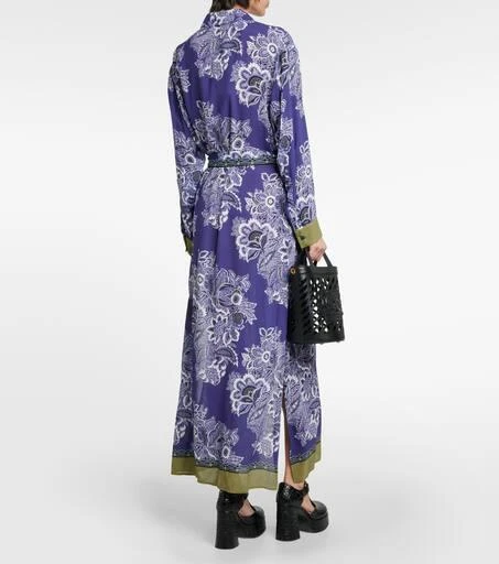 ETRO Printed shirt midi dress 3