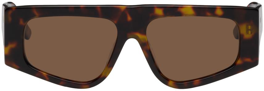 Filippa K Tortoiseshell Angled Sunglasses