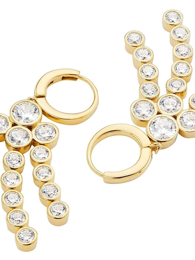 Adriana Orsini Basel 18K-Gold-Plated & Cubic Zirconia Small Chandelier Earrings 3
