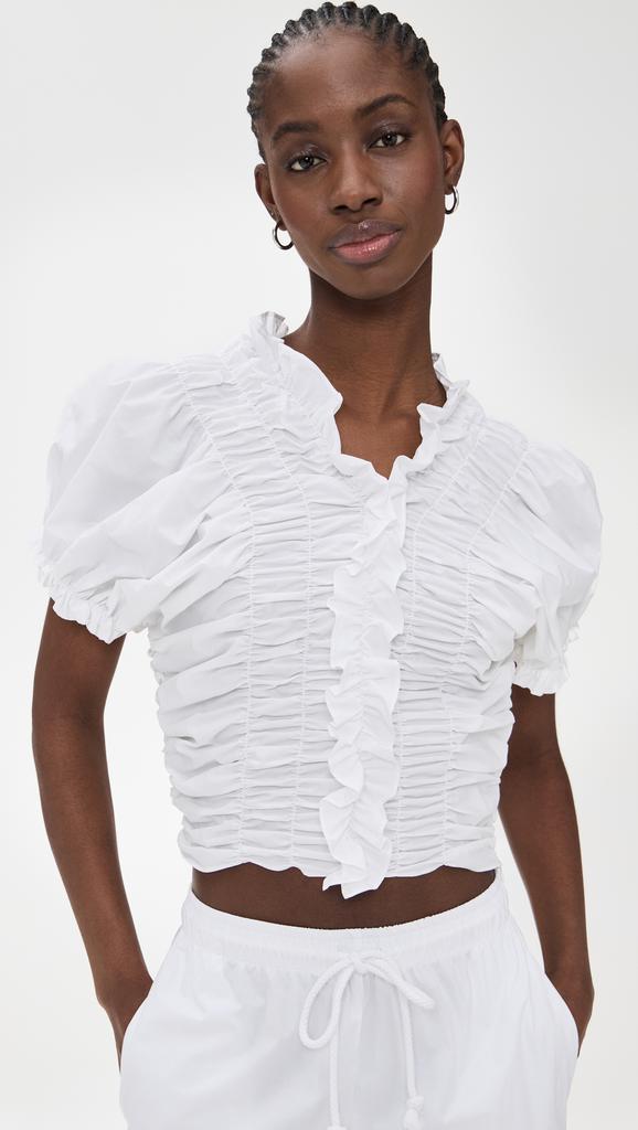 Lee Mathews Frida Ruched Top