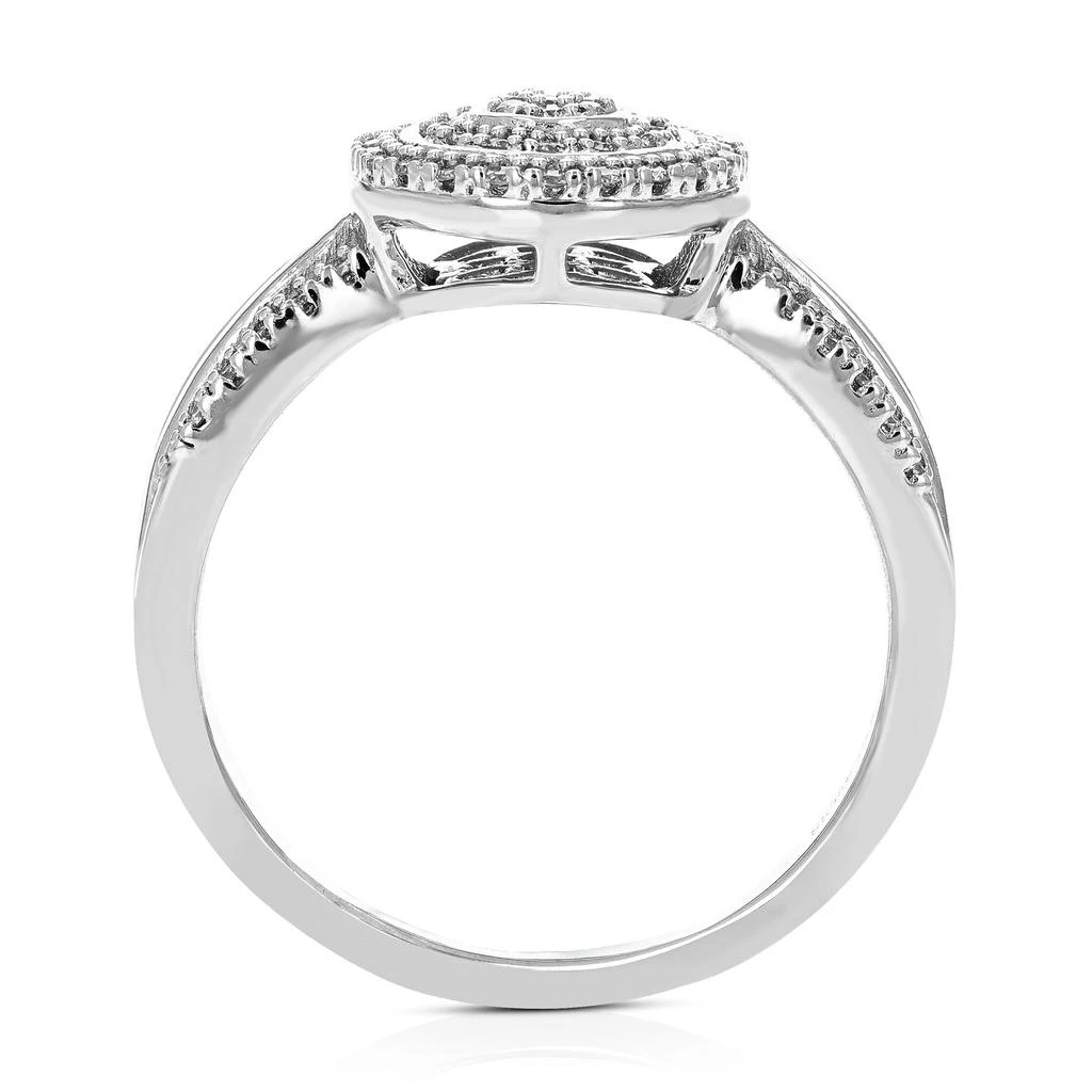 Vir Jewels 1/4 cttw Round Lab Grown Diamond Engagement Ring For Women .925 Sterling Silver 3