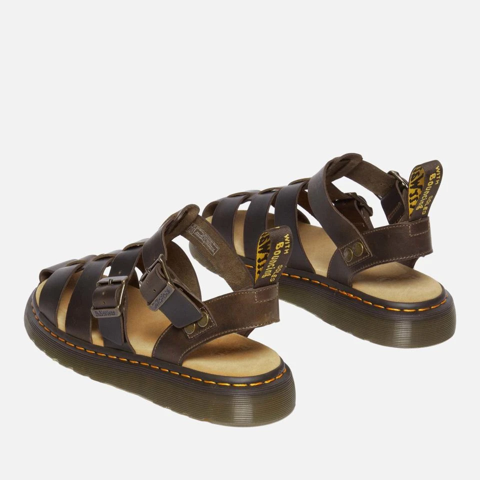 Dr. Martens DR. MARTENS MEN'S GARIN LEATHER FISHERMAN SANDALS 4