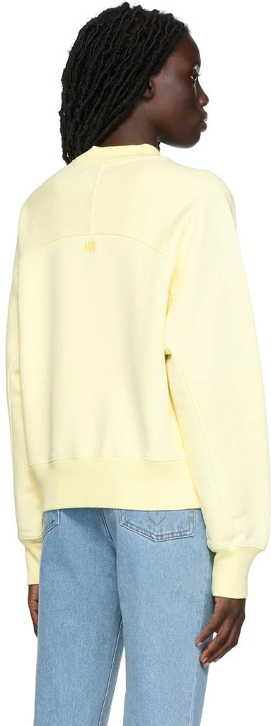 AMI Yellow Ami de Cœur Sweatshirt 3