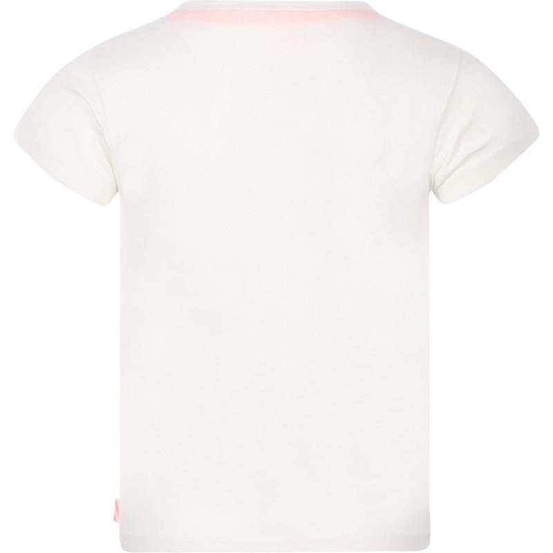 Billieblush Glossy butterfly applique t shirt in white