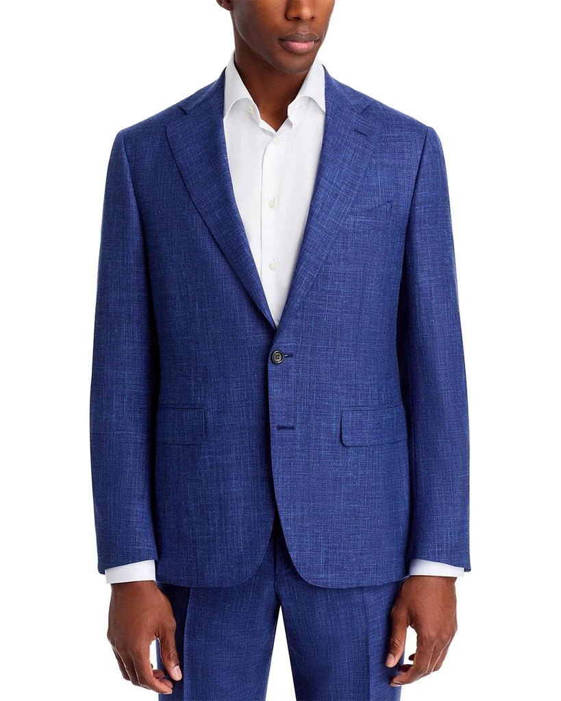 Canali Capri Wool, Silk & Linen Mélange Slim Fit Suit 4
