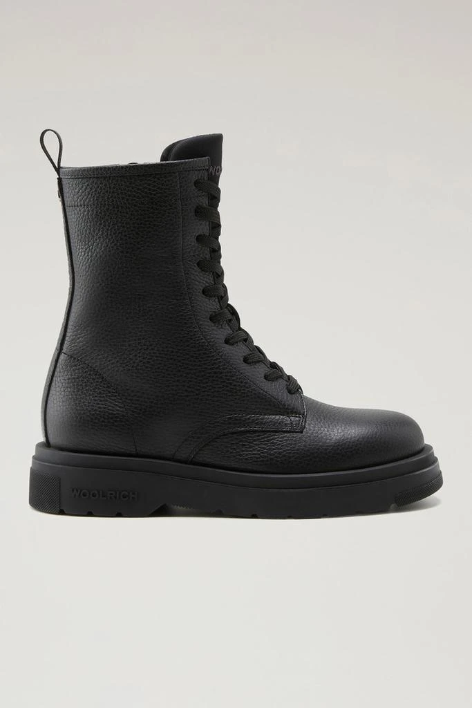 WOOLRICH New City Boots in Tumbled Leather - Women - Black 1