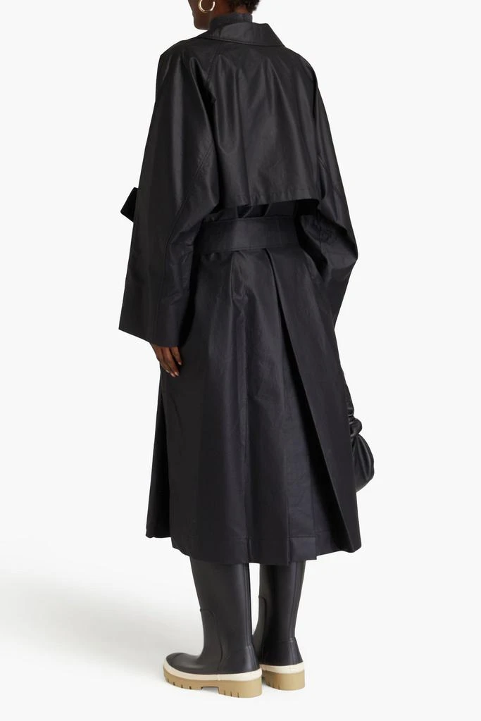 Le 17 Septembre Belted coated-cotton trench coat 3