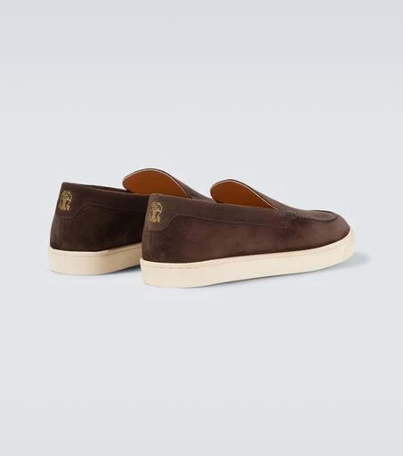 Brunello Cucinelli Herringbone suede loafers 6