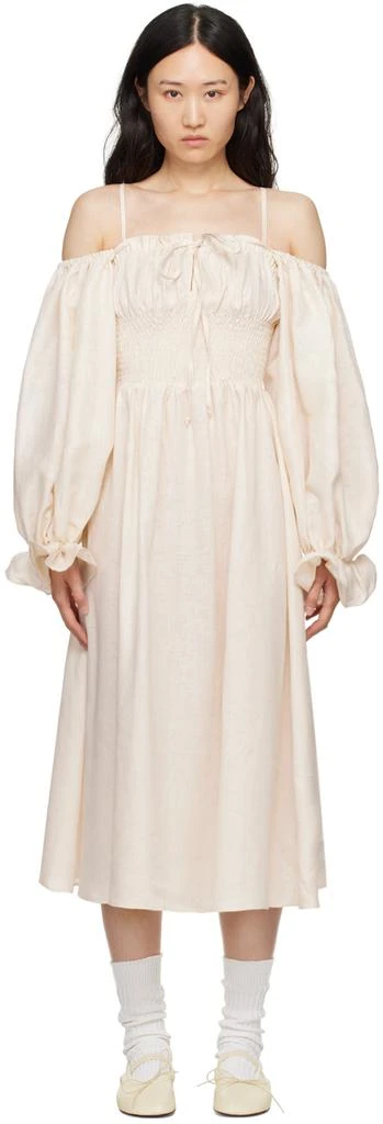 Sleeper Off-White Cancan Maxi Dress 1