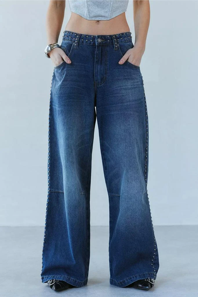 Jaded London Jaded London Colossus Studded Baggy Jean 2