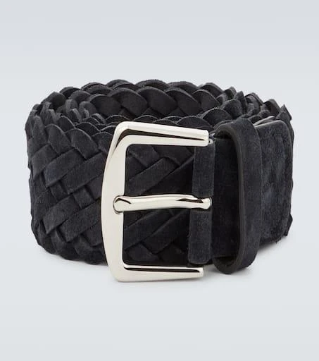Loro Piana Alsavel braided suede belt 1