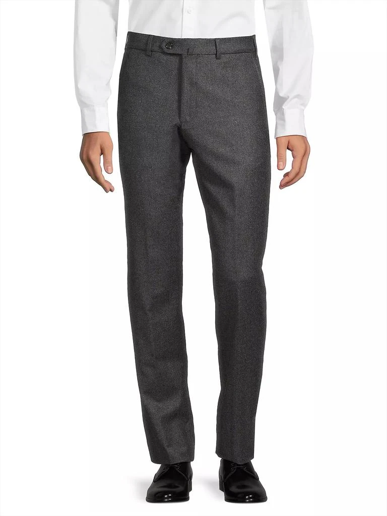 Loro Piana Carlo Flannel Wool-Cashmere Trousers 3