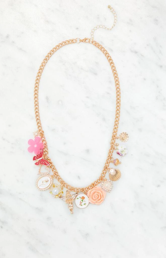 LA Hearts Girly Charm Necklace 1