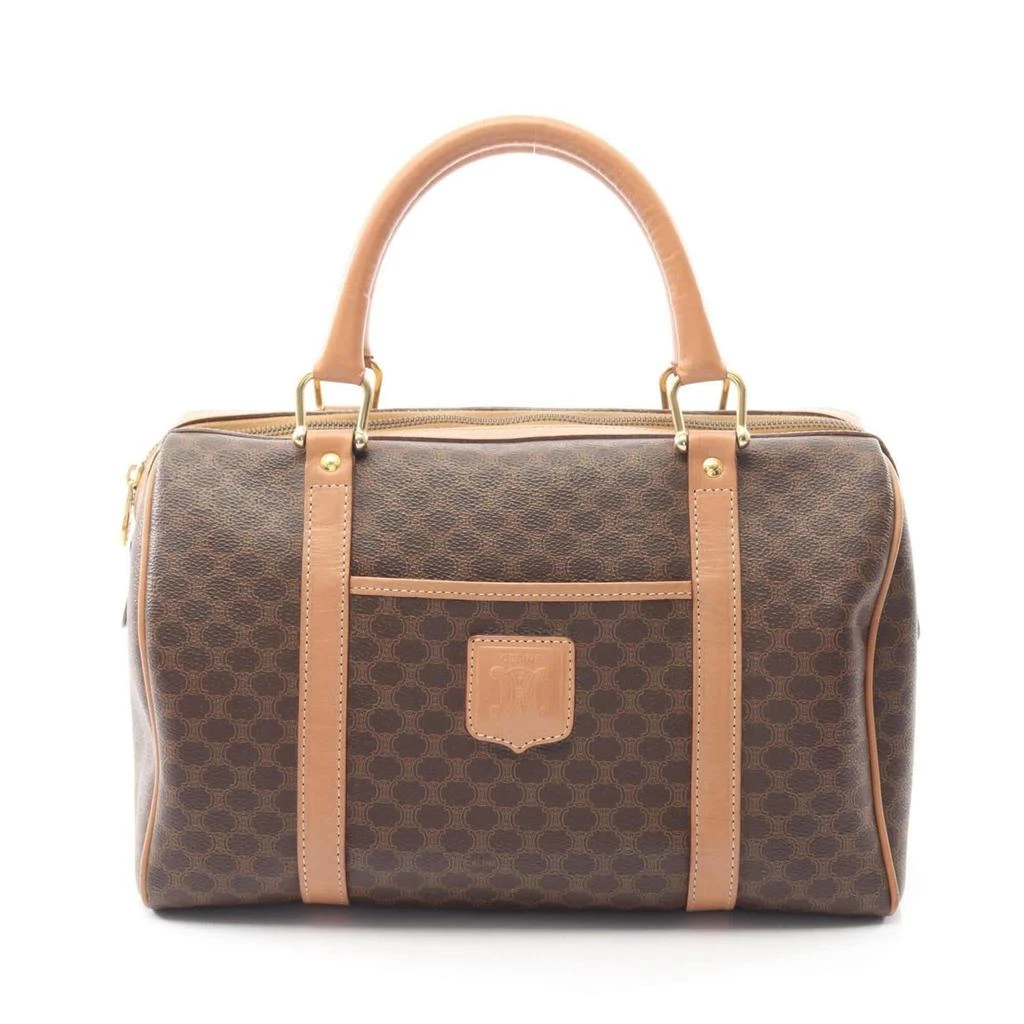 Celine Coated Canvas Leather Handbag (Pre-Owned)