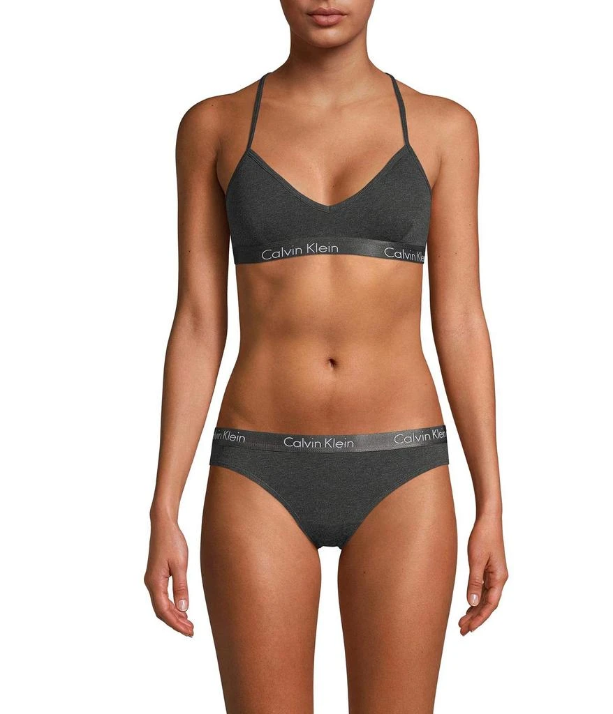 Calvin Klein Motive Cotton Lightly Lined Bralette 1