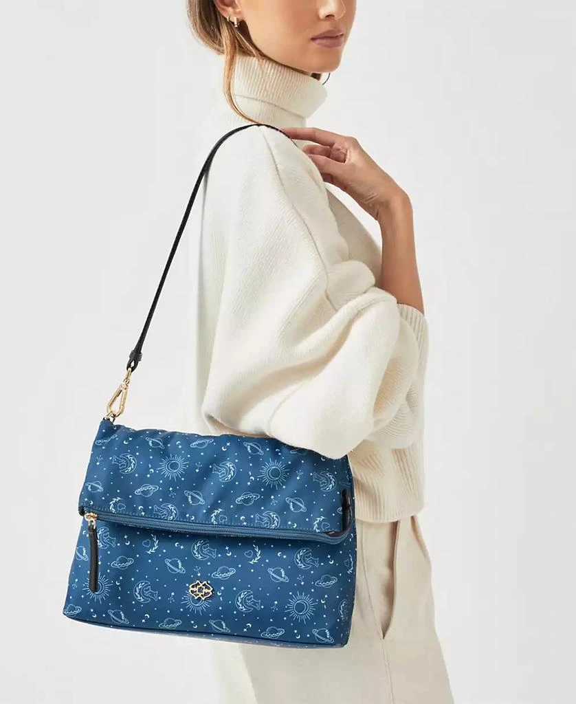 Radley 24/7 Cosmic Dog Small Nylon Flapover Crossbody Bag 5