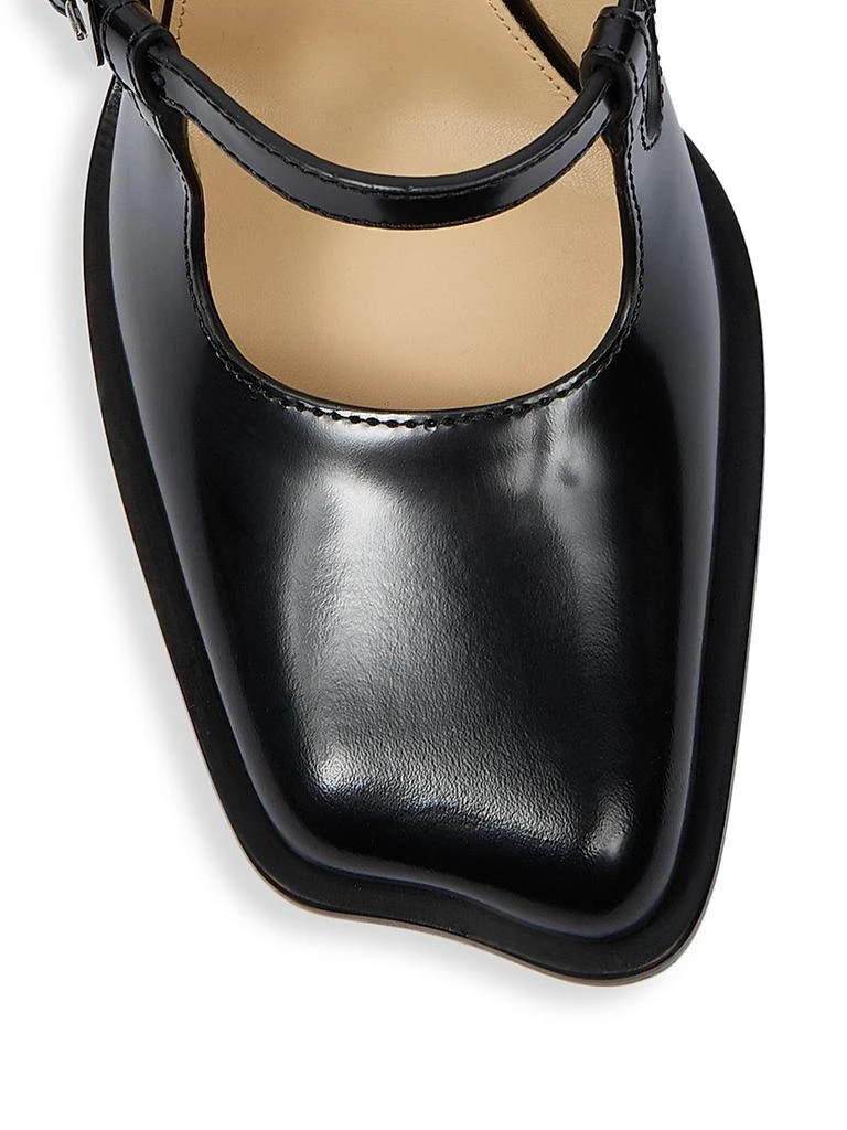 Loewe Onda Leather Slingback Pumps 4
