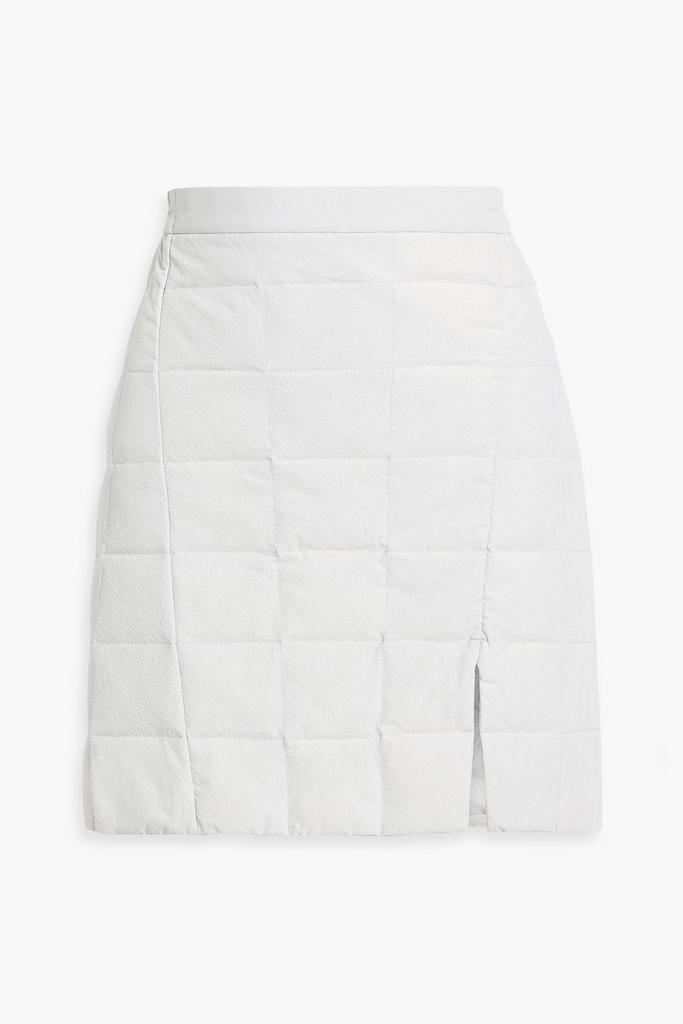 IENKI IENKI Quilted textured-shell mini skirt