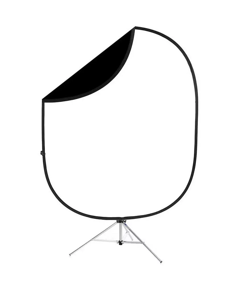 Savage 6x7
Reversible Collapsible Backdrop with 8
Aluminum Stand, Black/White
