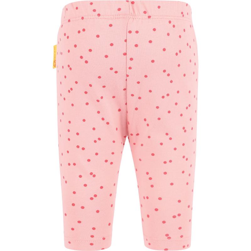 Steiff Polka dot print baby pants in pink