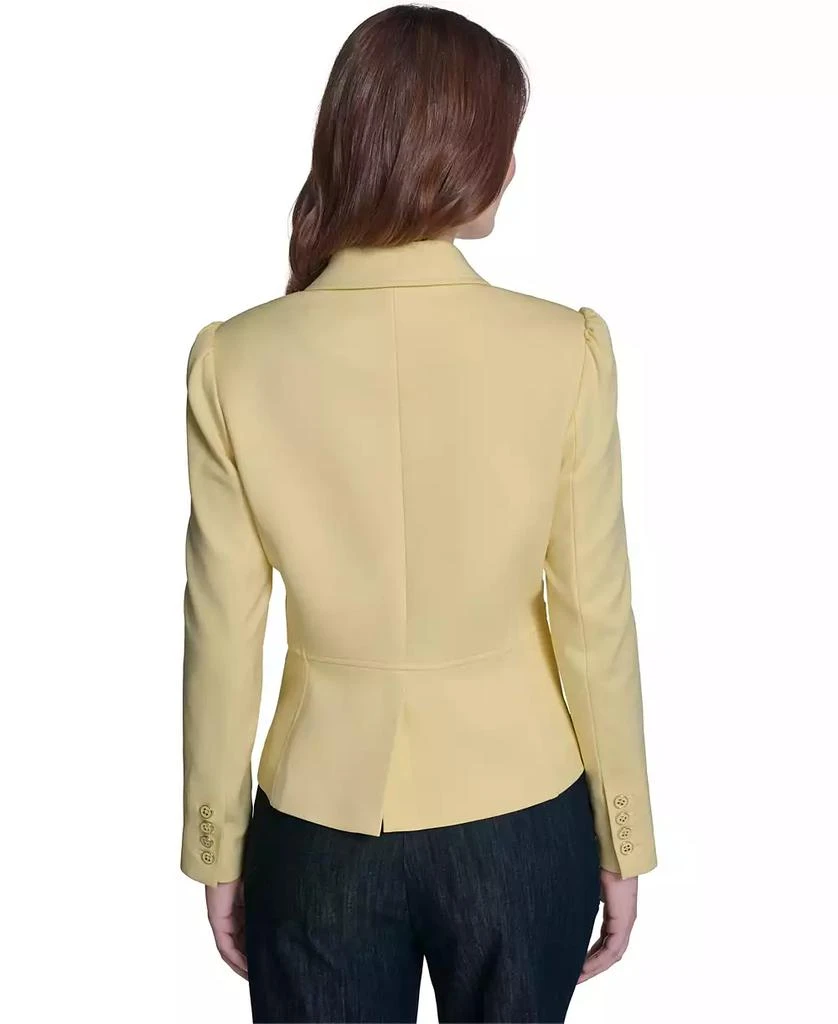 Tommy Hilfiger Women
s Puff Sleeve Notch Collar Blazer 2